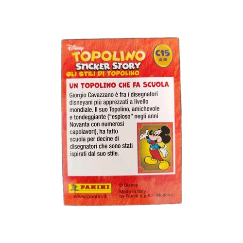 Topolino sticker story - sticker,